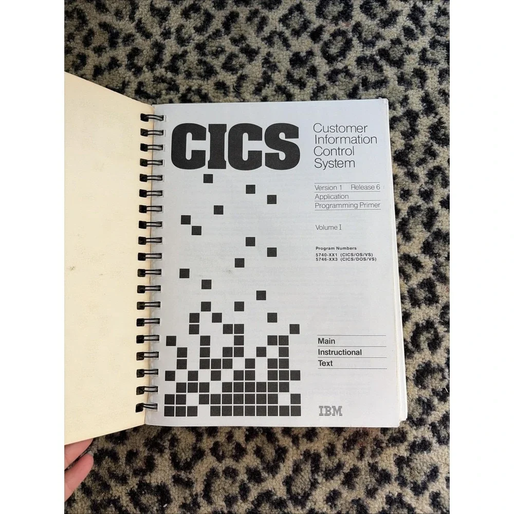 IBM CICS Customer Information Control System Vol 1 Vers 1 Release 6 Manual‎ 1984